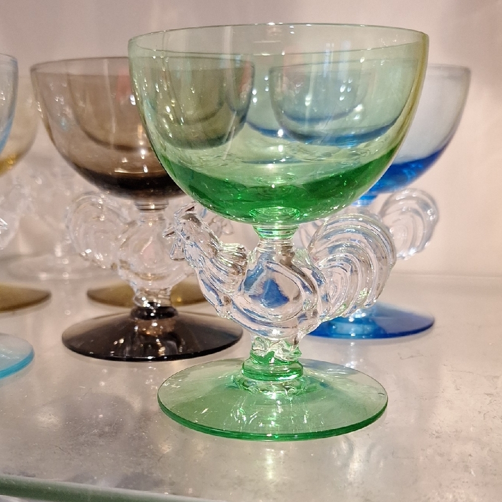 Cocktail Glass Rooster Collection - Picture 4 of 12